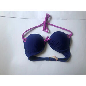 Victoria's Secret underwire padded Bikini Top sz 32C